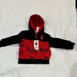 Spiderman hoodie for toddler. New with tags!